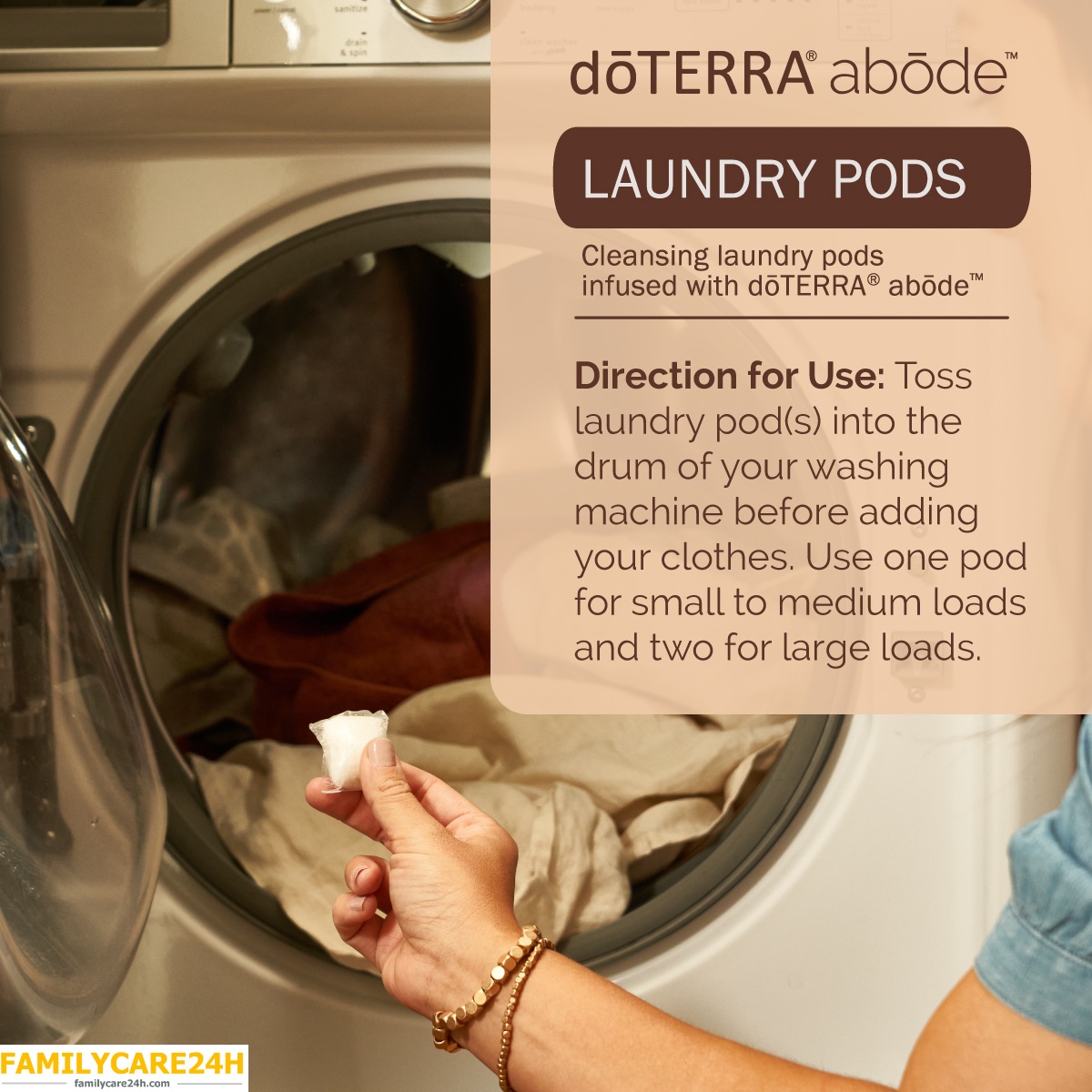 Bột giặt doTERRA abode Laundry Pods