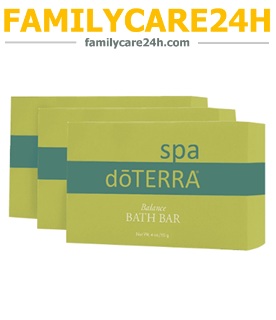 Bộ sản phẩm gồm 3 cục xà bông tắm doTERRA Balance Bath Bar 3pk spa